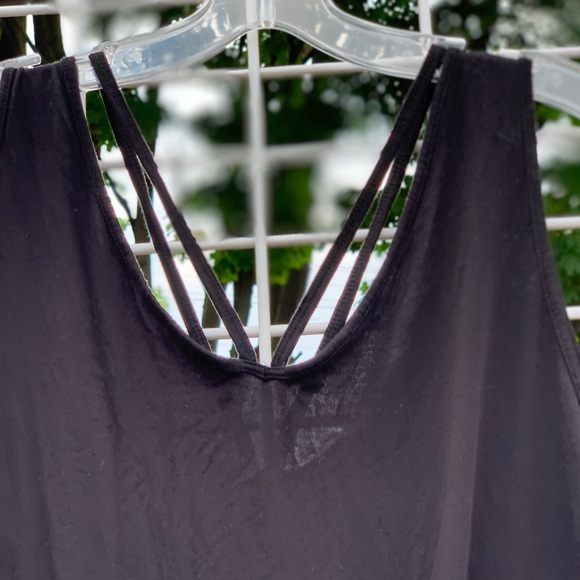 torrid Tops - Black strappy tank bodysuit